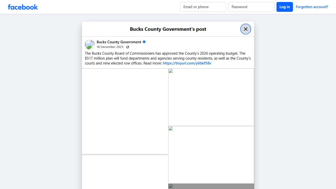 The Bucks County Board of... - Bucks County Government Facebook